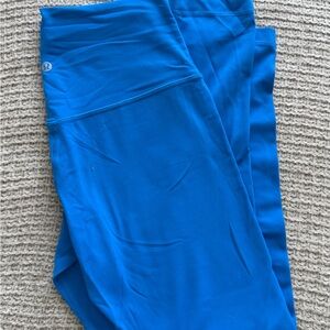 lululemon athletica Bright Blue Womens Athletic Leggings
